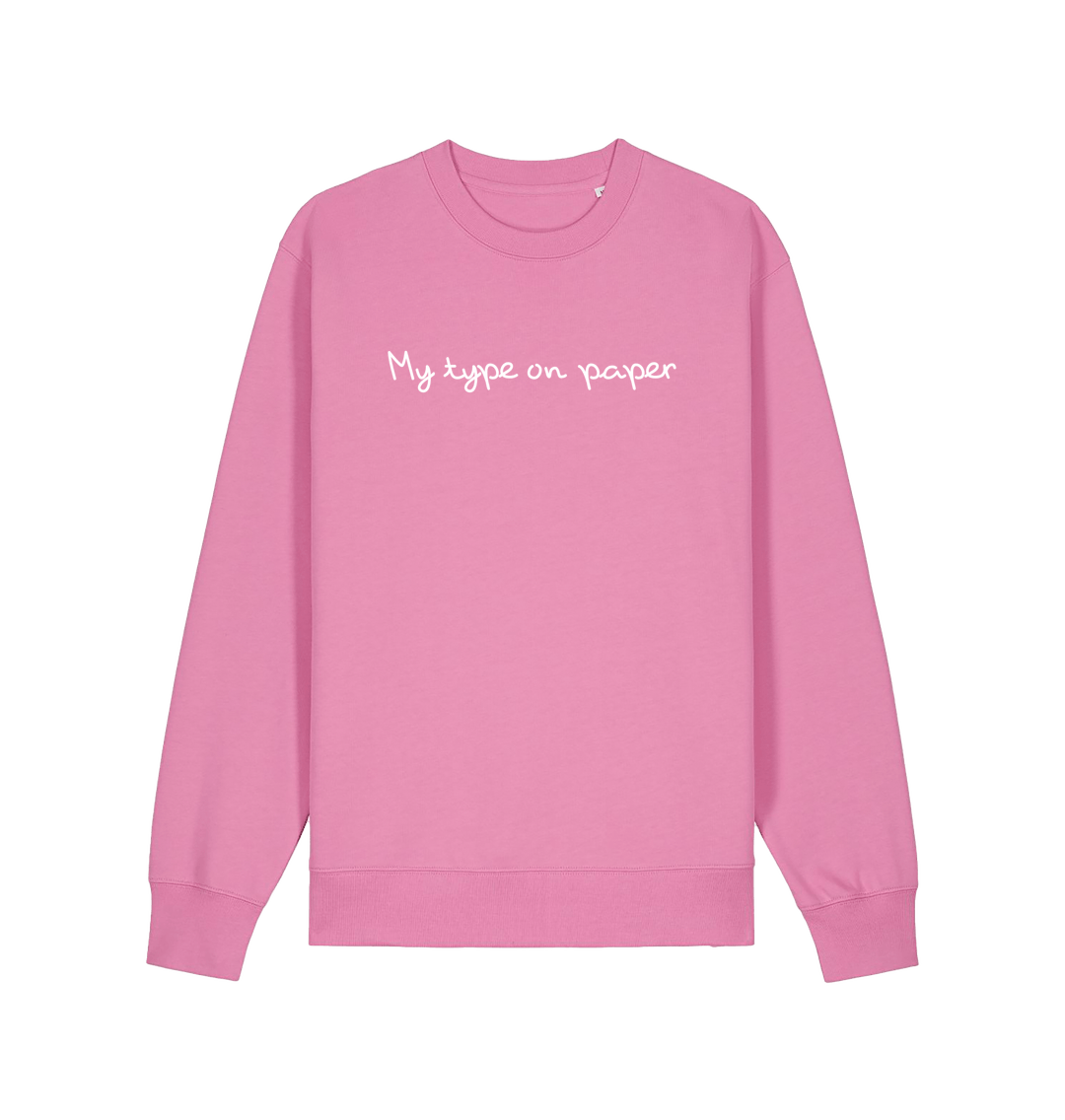 My type on paper jumper