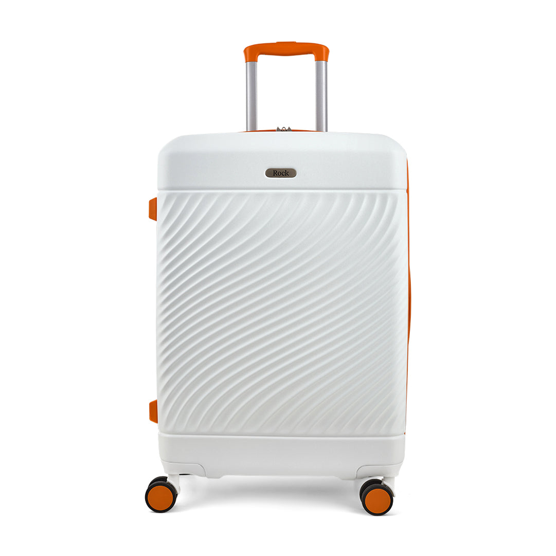Official Love Island White & Orange Medium Suitcase - Personalised