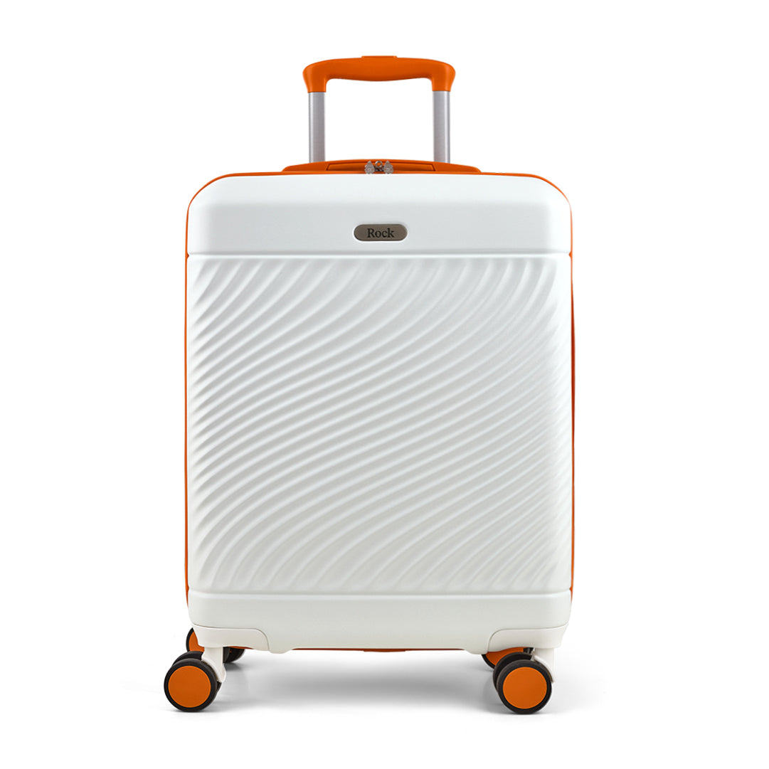Brand New Official Love Island White & Orange Cabin Suitcase - Personalised
