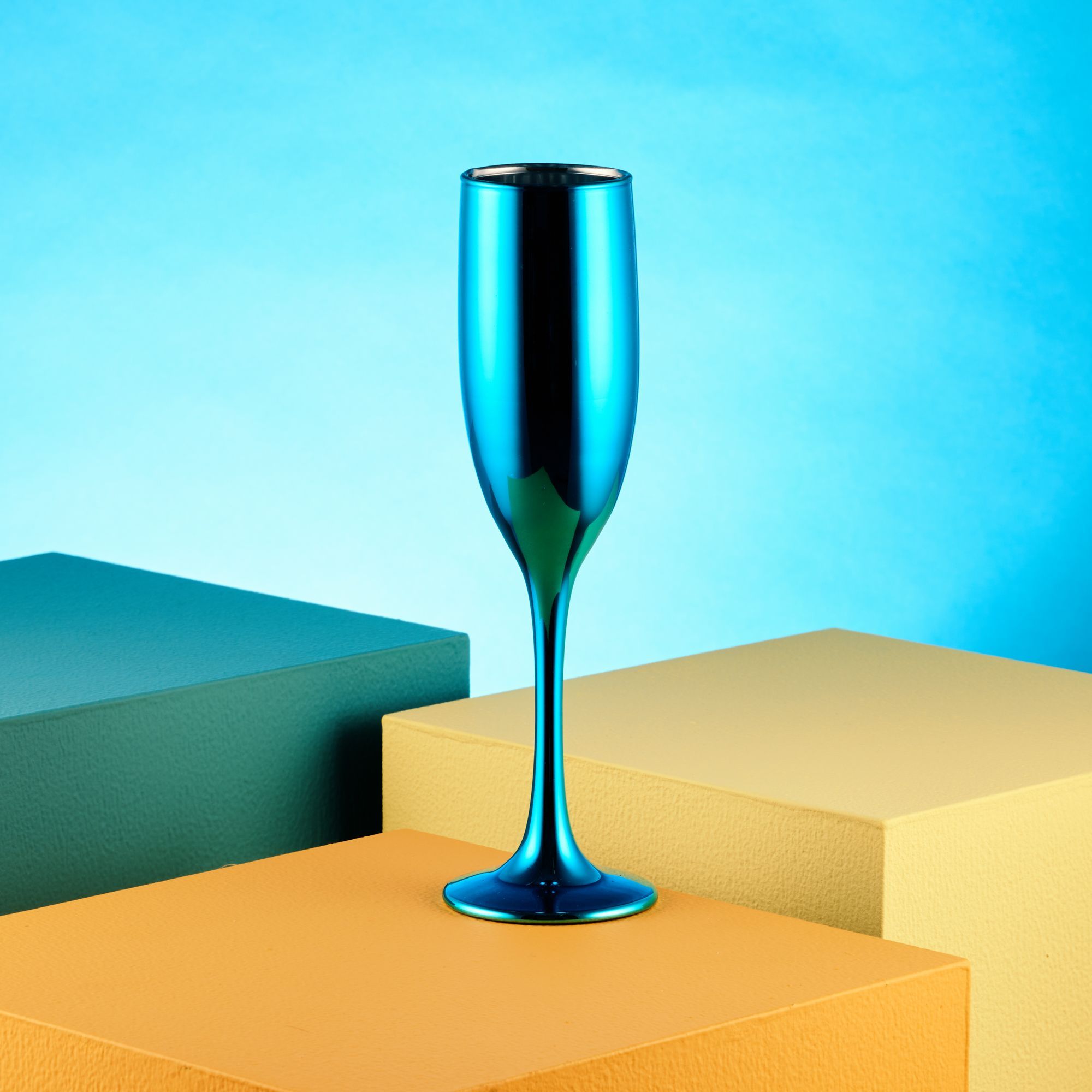 Love Island Blue Champagne Flute - Set of 2