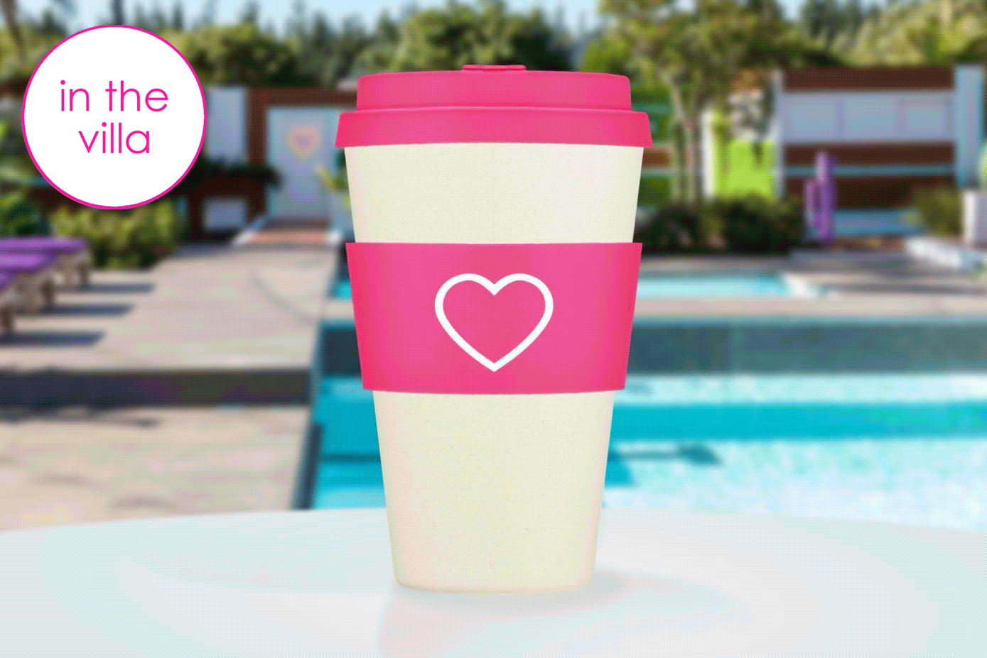 Love Island reusable Coffee Cups