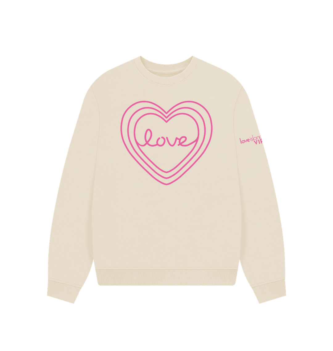 Love Island VIP Love Oversized Sweatshirt