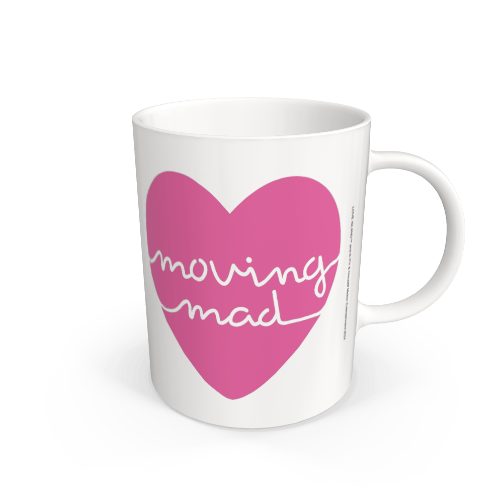 White Love Island 'Moving Mad' Mug