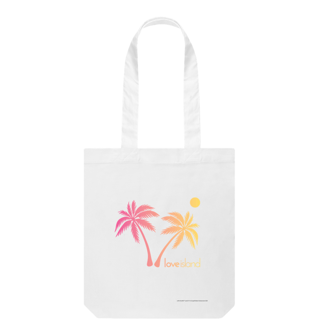 White Printed Bag Front