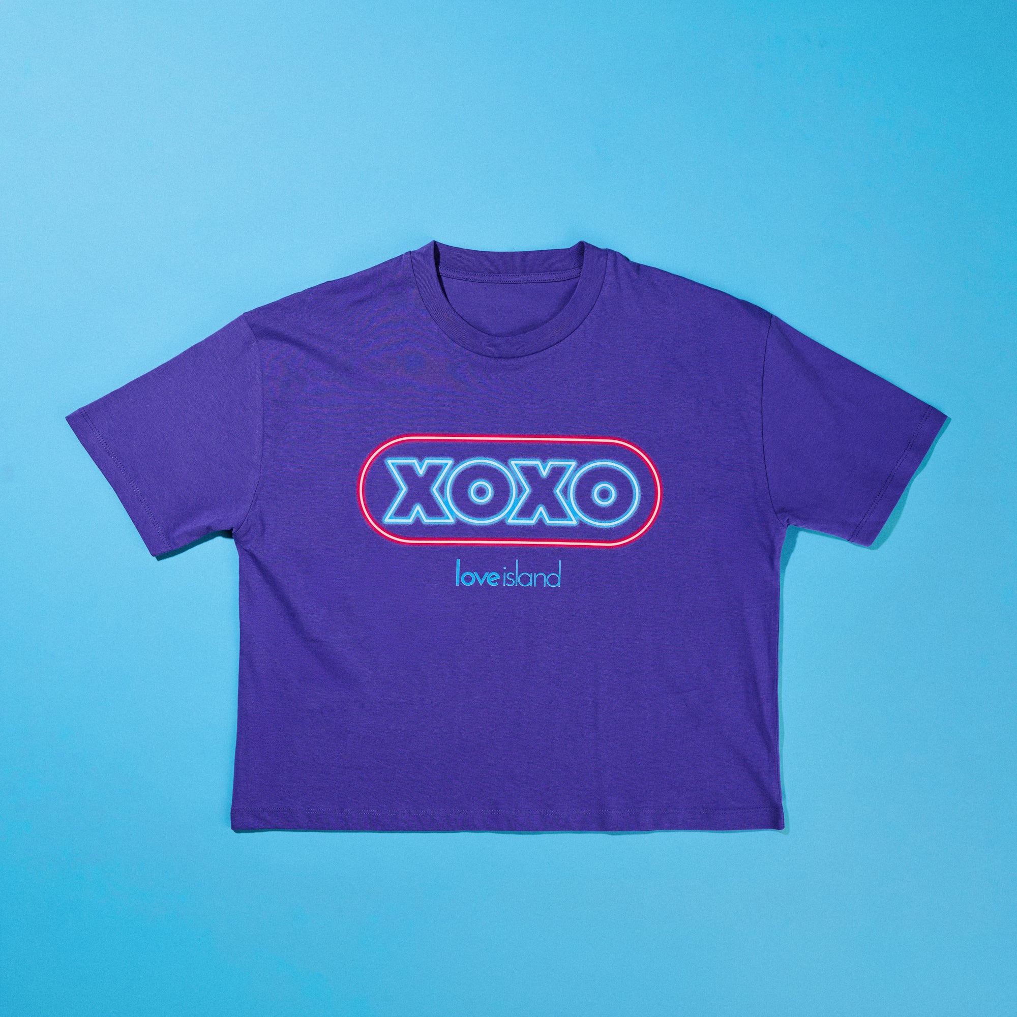 XOXO - Purple Crop T-shirt