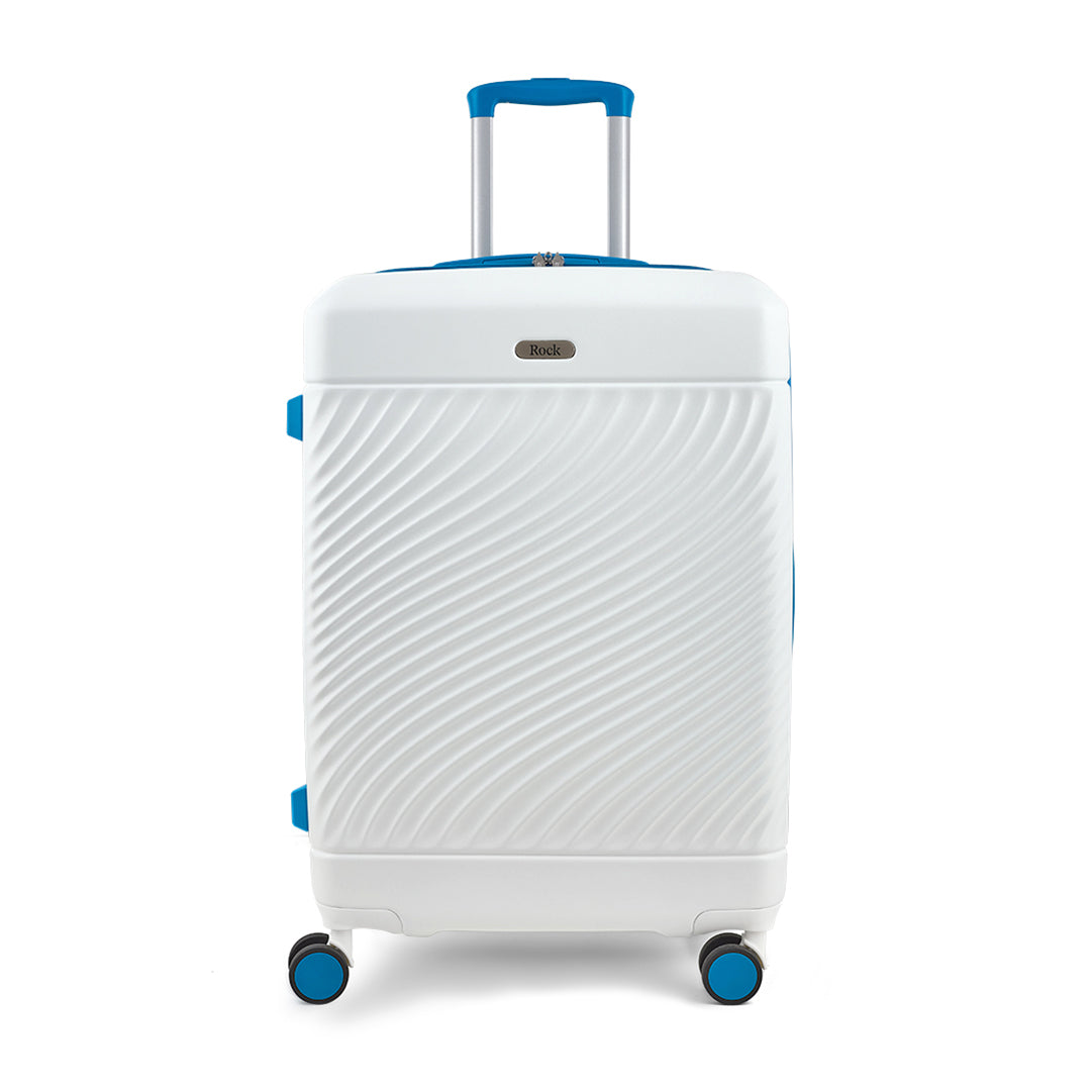 Brand New Official Love Island White & Blue Medium Suitcase - Personalised