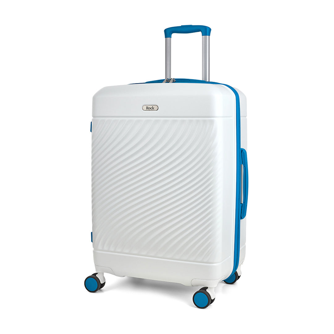 Brand New Official Love Island White & Blue Medium Suitcase - Personalised