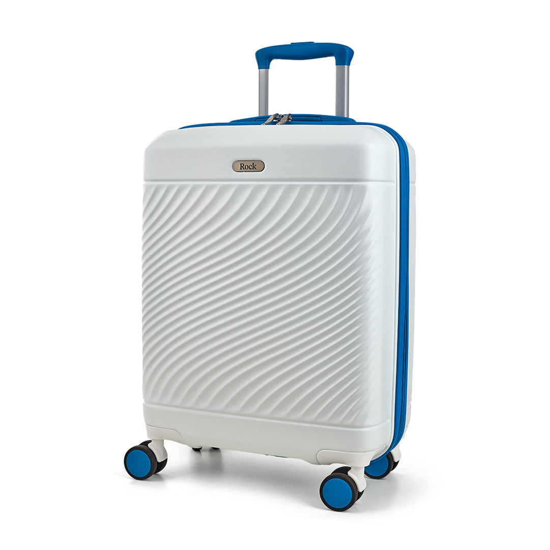 Brand New Official Love Island White Blue Cabin Suitcase Personali