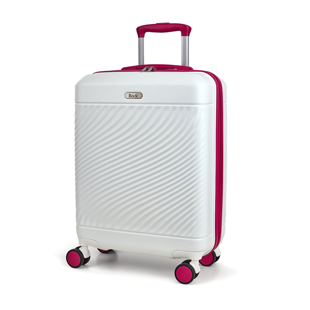 Brand New Official Love Island White & Pink Cabin Suitcase - Personalised
