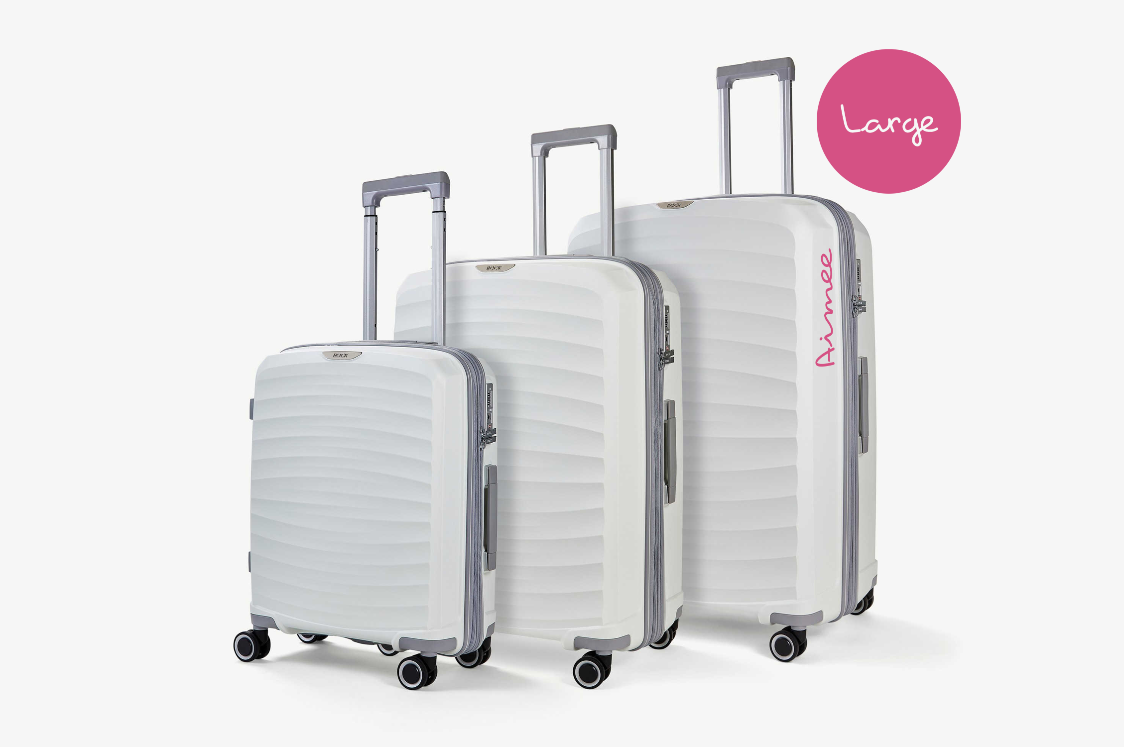 Personalised travel suitcase on sale