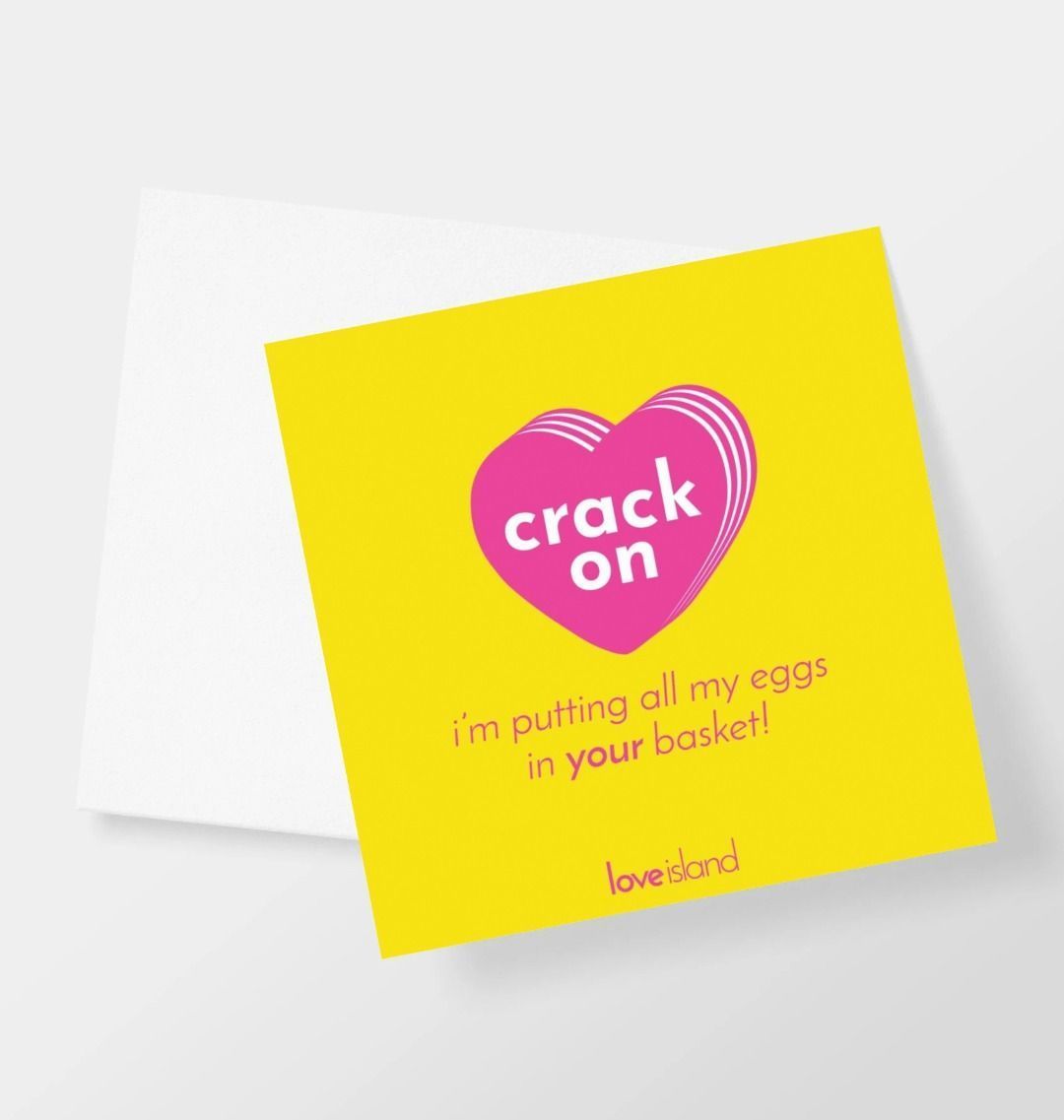 Crack On Greeting Card