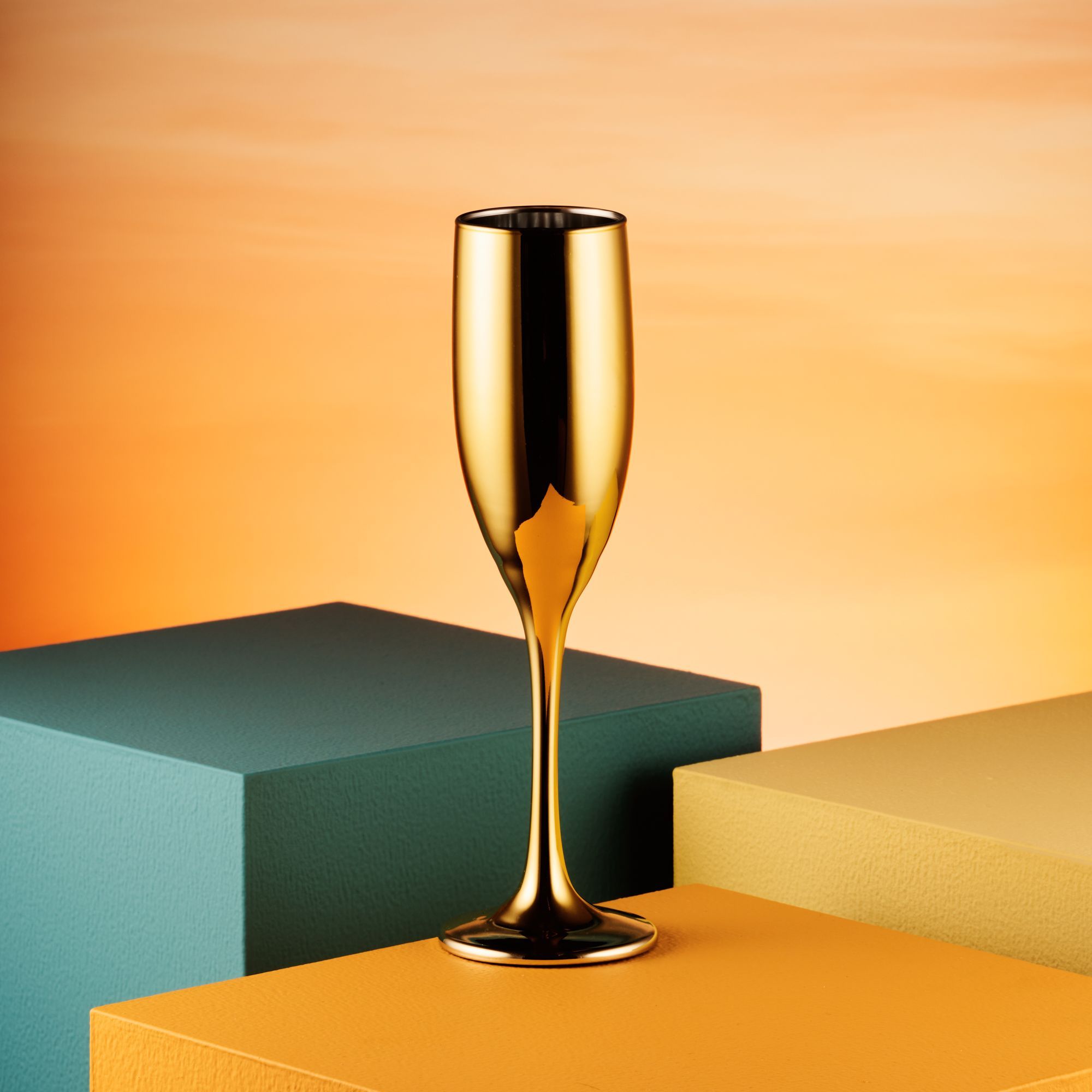 Love Island Gold Champagne Flute - Set of 2