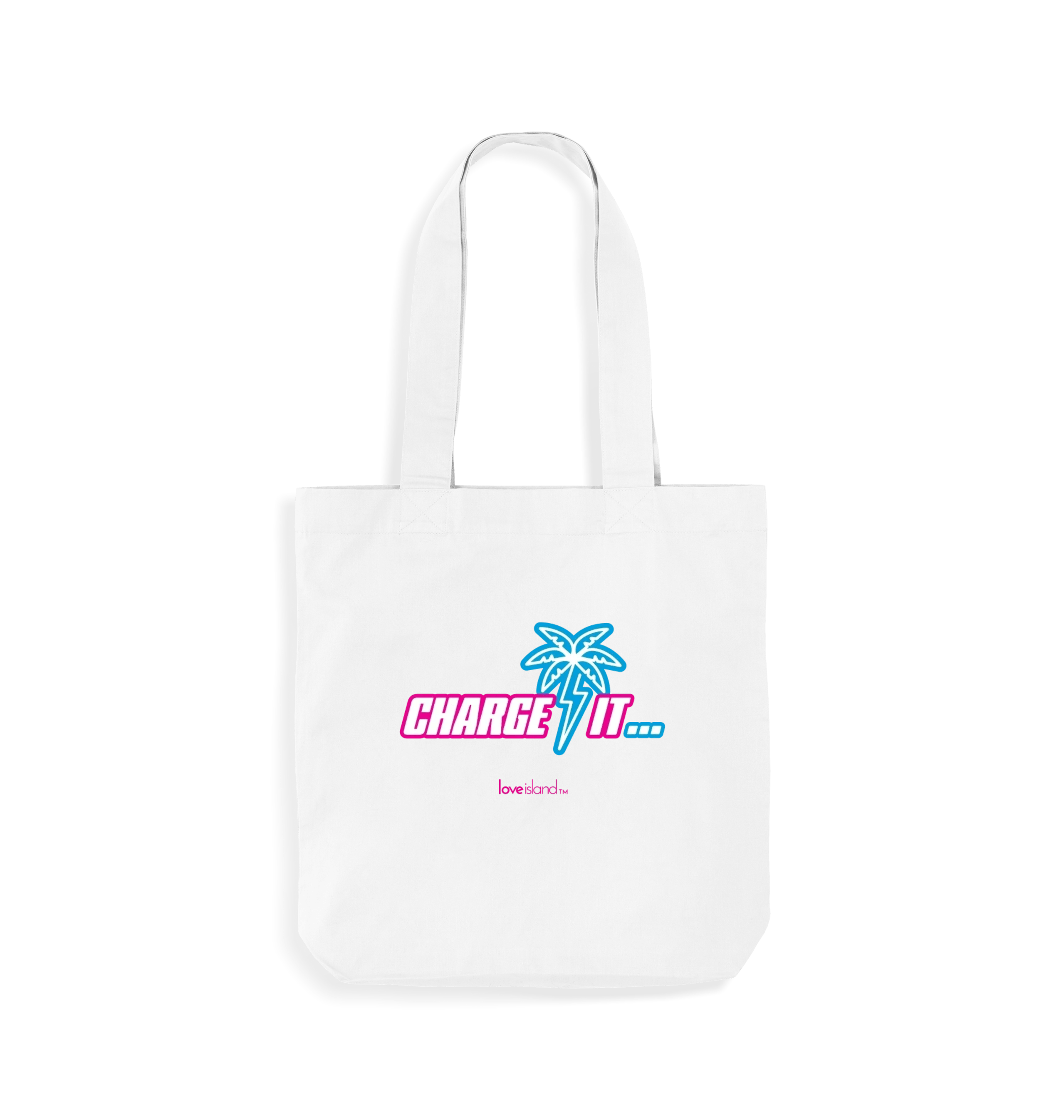White Printed Bag Front