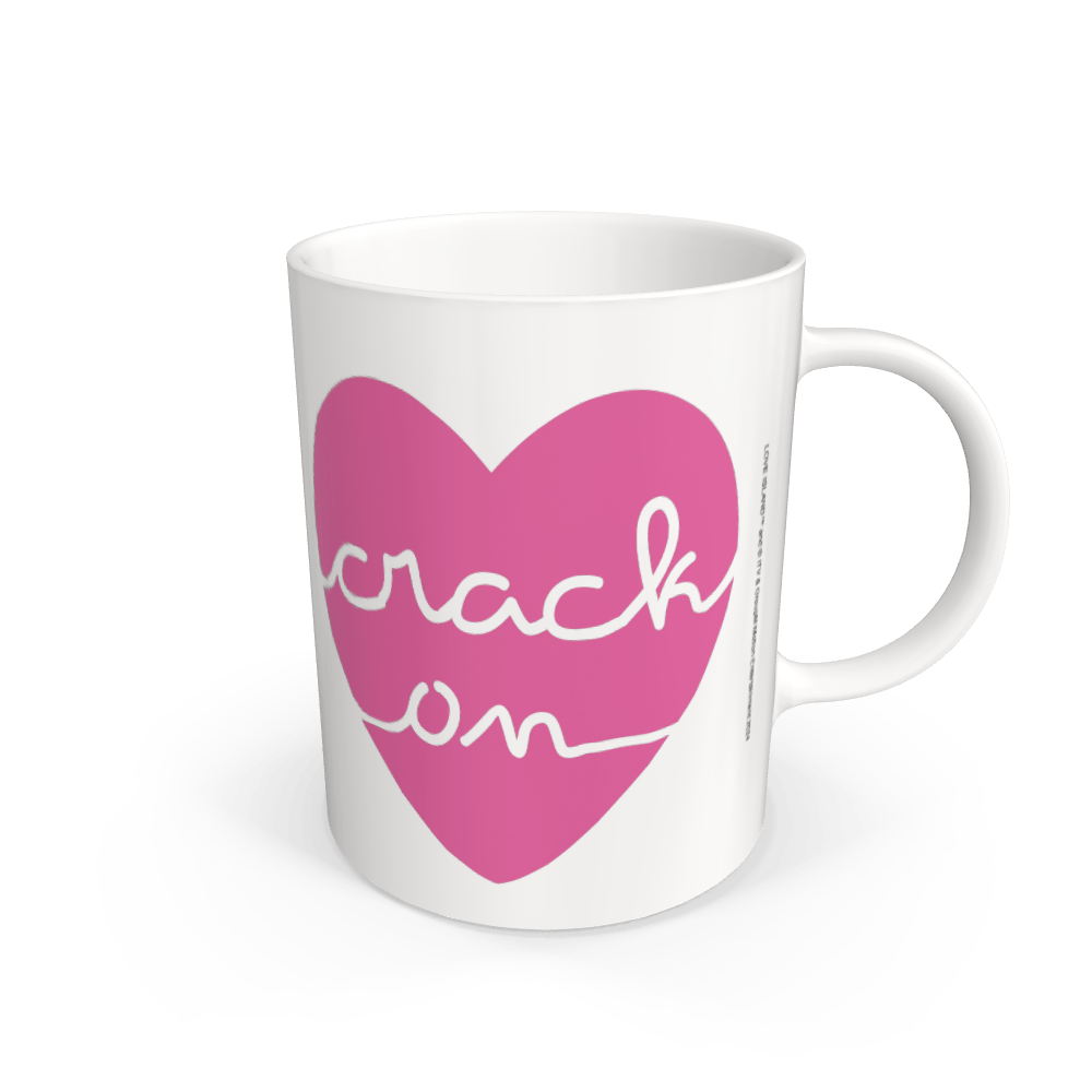 White Love Island 'Crack On' Mug