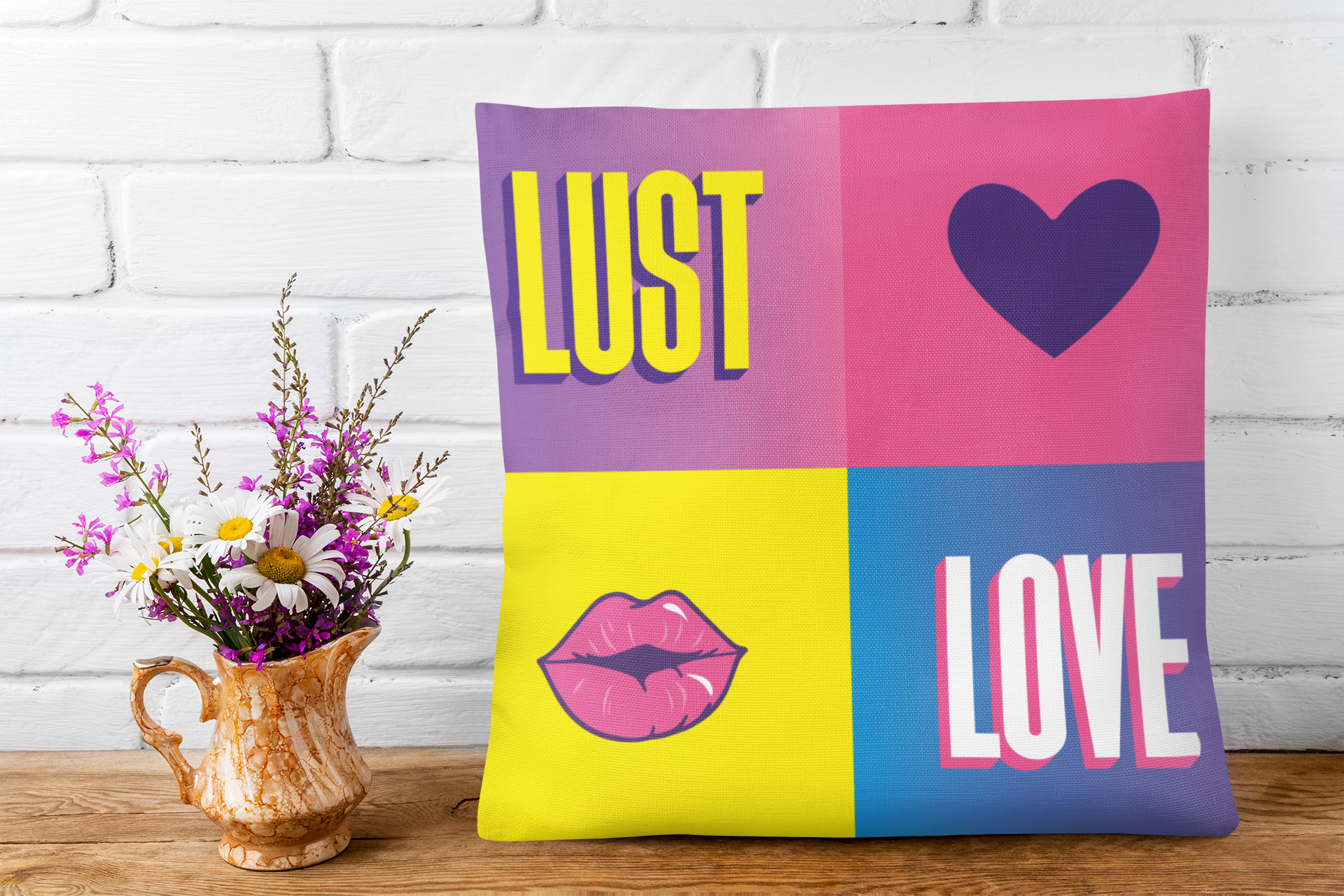 Love Island Poster cushion