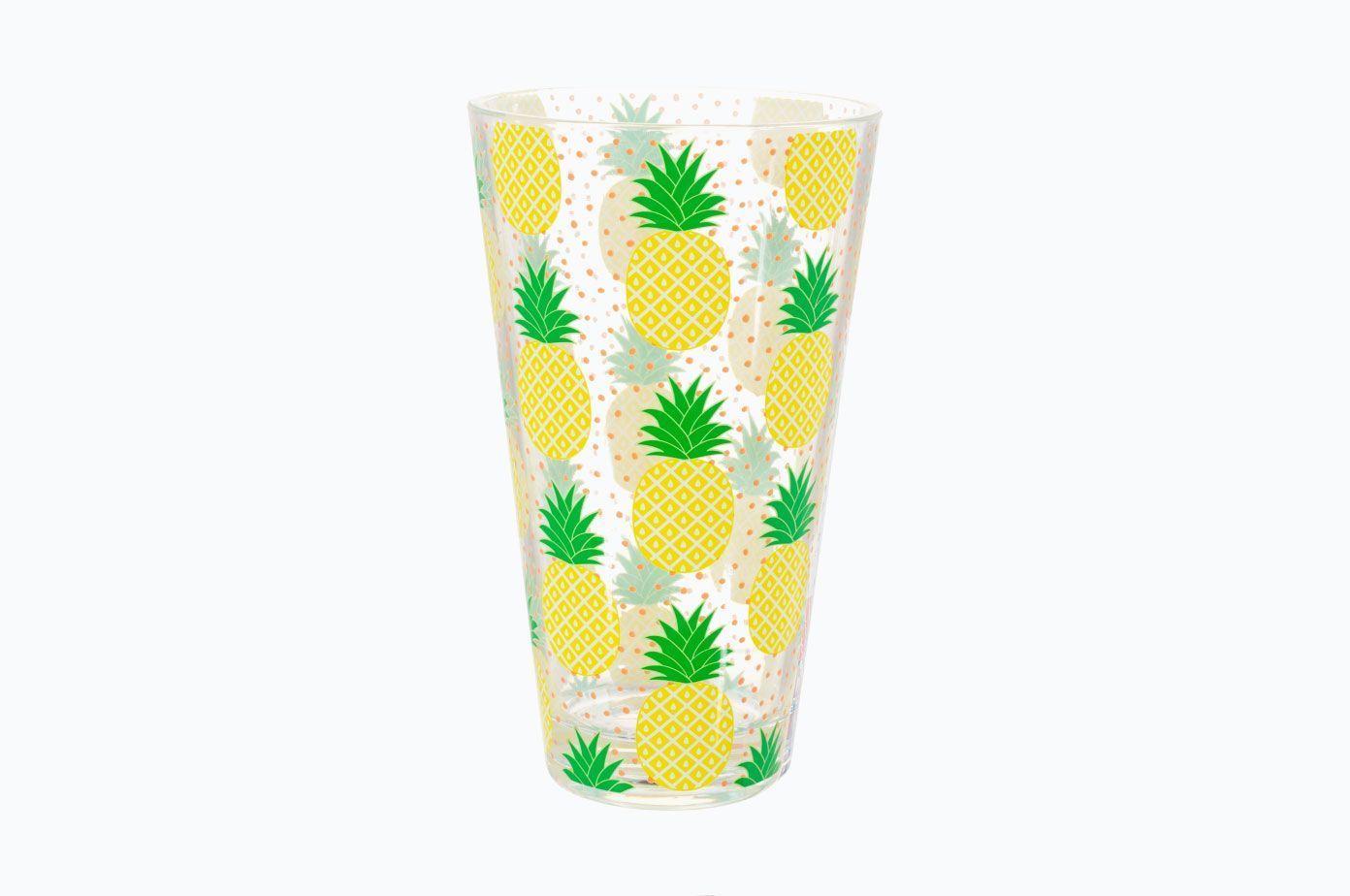 Multicoloured Official Love Island Pineapple Picnic Glass